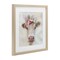 Stupell Industries Betsy Cow with Flowers Framed Print Under Glass, design by Stellar Design Studio
